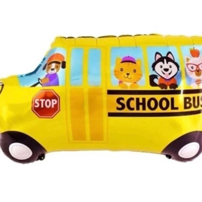 Шар (42″/106 см) Фигура, Школьный автобус
