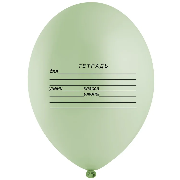 Шар ( 12″/30 см ) Школьная тетрадь