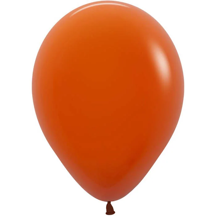 Шар (12”/30 см) Оранжевый закат , пастель