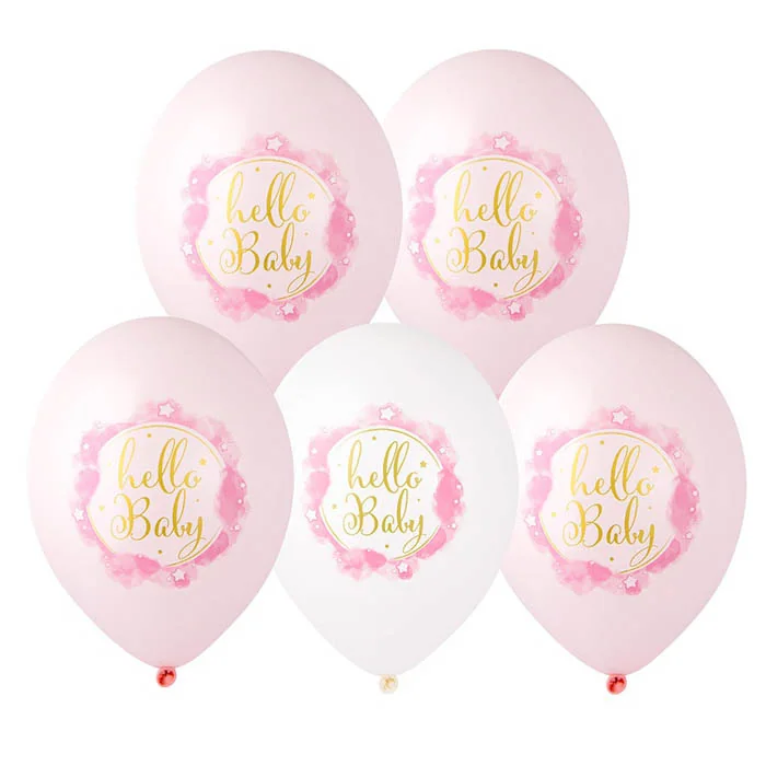Шар (12”/30 см)  Hello Baby Girl