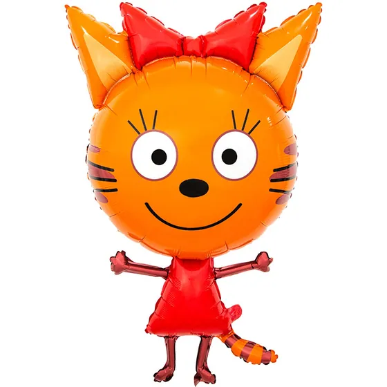 Шар (34”/86 см) Фигура, Три Кота, Карамелька