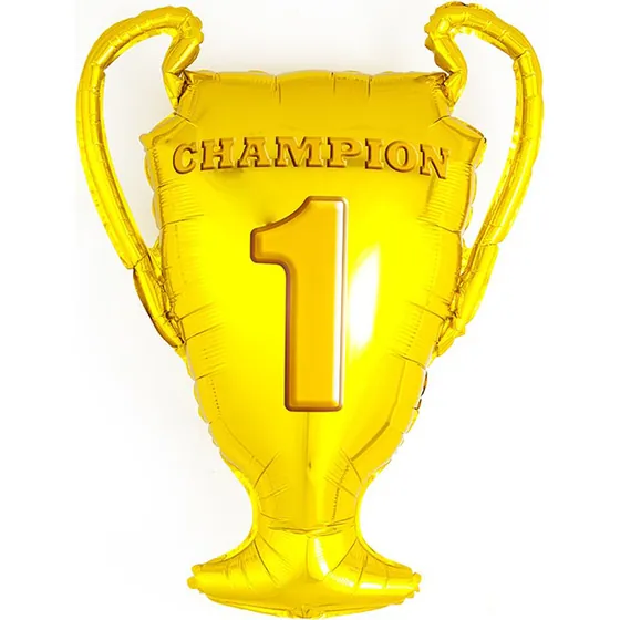 Шар (28”/71 см) Фигура, Кубок Чемпионов, Золото