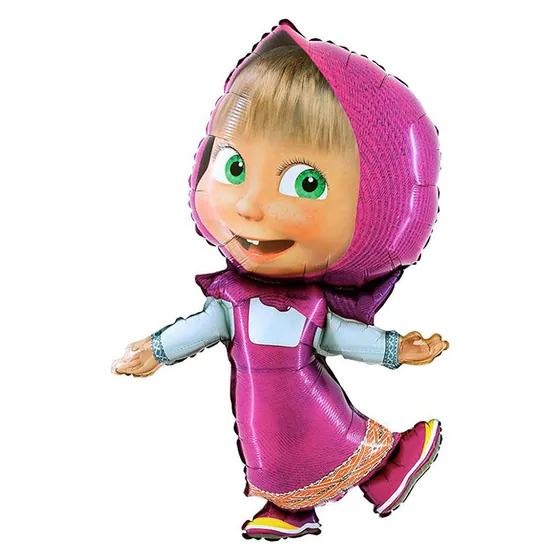 Шар (42″/107 см) Фигура, Маша и Медведь