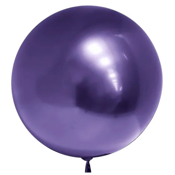 Шар (18″/45 см) СФЕРА BUBBLE DECO хром фиолетовый/Violet