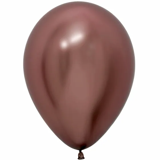 Шар (12”/30 см) Reflex, Зеркальный блеск, Трюфель , хром