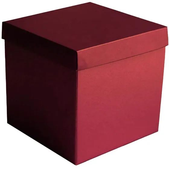 Коробка для воздушных шаров Бургундия 70*70*70 см