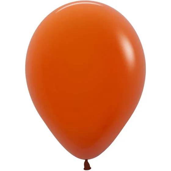Шар (12”/30 см) Оранжевый закат , пастель