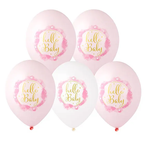 Шар (12”/30 см)  Hello Baby Girl