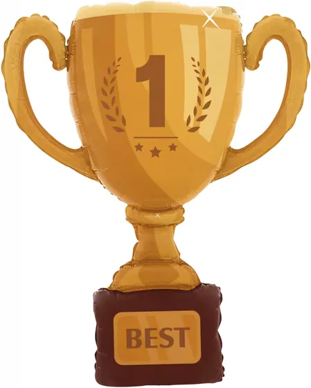 Шар (40”/102 см) Фигура, Кубок Чемпиона, №1, Золото