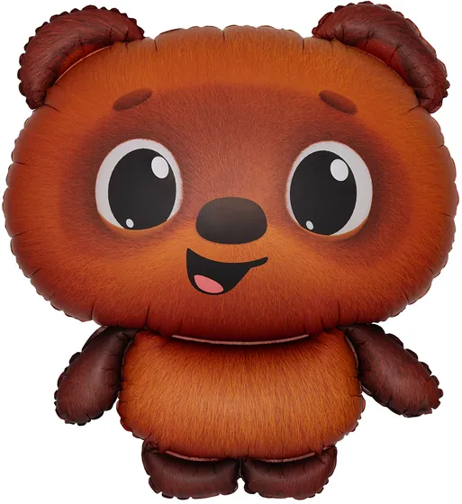 Шар (35”/89 см) Фигура, Крошки, Винни-Пух, Сатин
